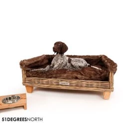 51 Degrees North Rattan Cover Bed -Haustierprodukte 51 degrees north rattan cover bed 212411 0500 none