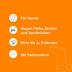 Adimere - Zeckenhalsband Hund -Haustierprodukte adimere vlooienband 211577 0500 none