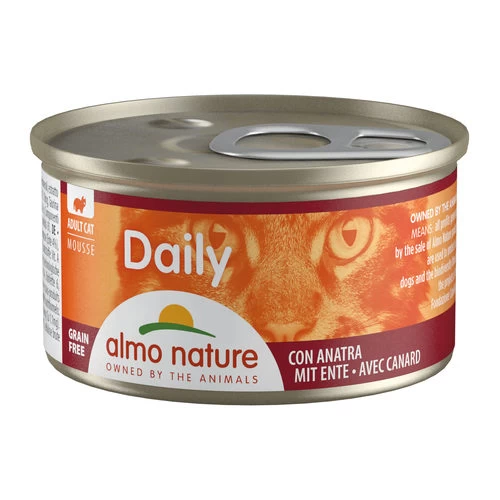 Almo Nature Daily Menu Mousse Katzenfutter - Dosen - Ente 3 Almo Nature Daily Menu Mousse Katzenfutter - Dosen - Ente
