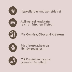 Antelope Fresh Adult Hundefutter -Haustierprodukte antelope fresh adult hondenvoer 219425 0500 none