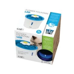 Catit Senses 2.0 Flower Fountain LED -Haustierprodukte catit senses 20 flower fountain led 166672 0500 none