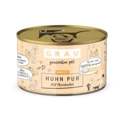 Grau Excellence Adult Pur - Geflügel - Dose -Haustierprodukte grau excellence adult puur hondenvoer gevogelte blik 202955 0500 none