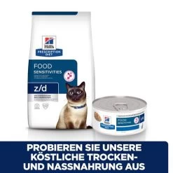 Hill's Z/d Food Sensitivities - Prescription Diet - Feline -Haustierprodukte hills zd food sensitivities prescription diet feline 217908 0500 none