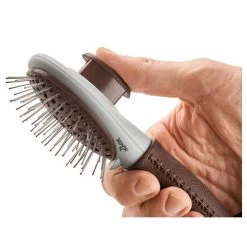 Hunter Selbstreinigende Pflegebürste Spa 9 Hunter Selbstreinigende Pflegebürste Spa -Haustierprodukte hunter zelfreinigende verzorgingsborstel 116517 0500 none