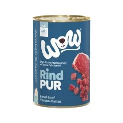 WOW! PUR 100 % Hundefutter - Dose -Haustierprodukte wow puur 100 hondenvoer blik 208685 0500 none