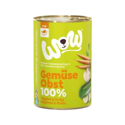 WOW! PUR 100 % Hundefutter - Gemüse Und Obst - Dose