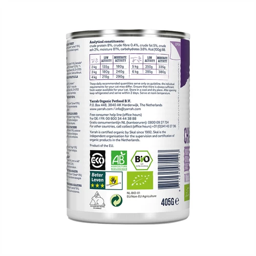 Yarrah - Bröckchen In Soße Huhn & Truthahn Mit Brennnessel & Tomate Bio – Bild 3